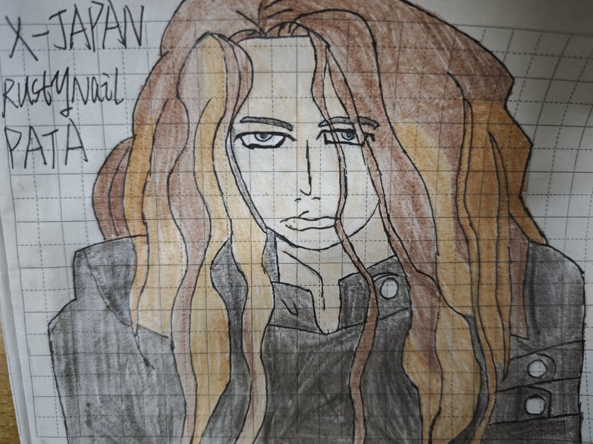 wearex16's tweet photo. 我画了X-JAPN的成员在歌曲Rusty Nail动画版mv里的形象 https://t.co/BpkH1Xlhft