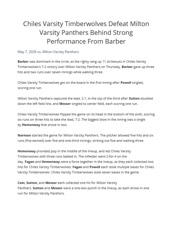 Lawton Chiles High tweet media