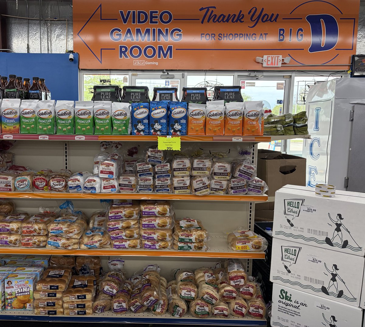 BigDClinton's tweet photo. Now and for a limited time all Pepperidge Farms items at Big D are buy one get one free. That’s 99¢ for two items, some of which retail for well over five dollars!!! https://t.co/xOamSmp3gZ
