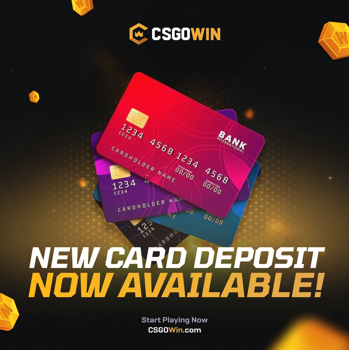 💳 NEW CARD DEPOSITS ARE LIVE

25 random card deposits in the next 24h get DOUBLED.

csgowin.com