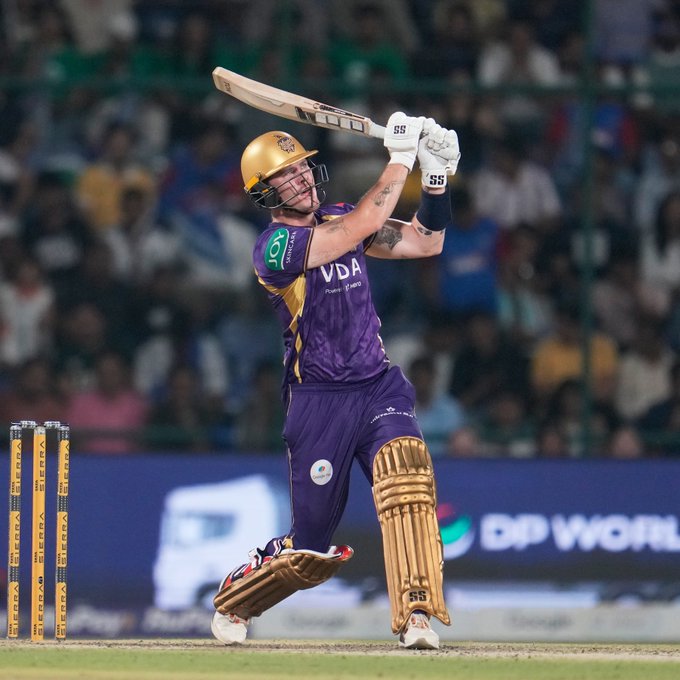 Finn Allen produces a sensational hundred💥 Absolute carnage as he smashes 100* off just 47 balls while chasing 143 🚀