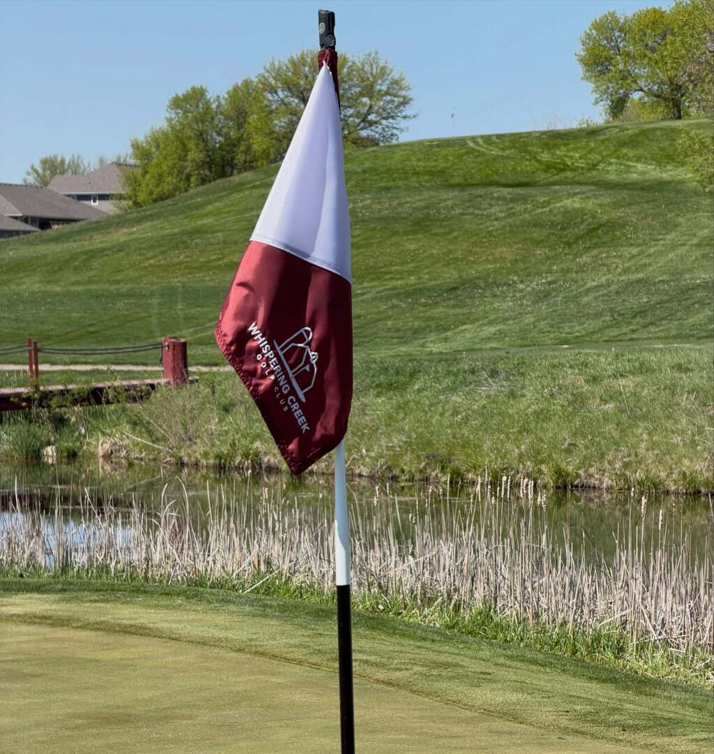 C_Rants's tweet photo. Liking the new pin flags @whisperingcreekgc 
I assume the maroon and white is a throwback to the @morningsidegolf maroon chiefs… https://t.co/V7MV6AisCx https://t.co/XwIvg5VzhS