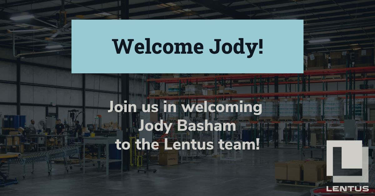 We are excited to welcome Jody Basham to the Lentus team as a Production Technician. 

Jody brings over 25 years of experience in manufacturing and service and hands-on field experience. Read more about Jody here: buff.ly/TQMJI7L