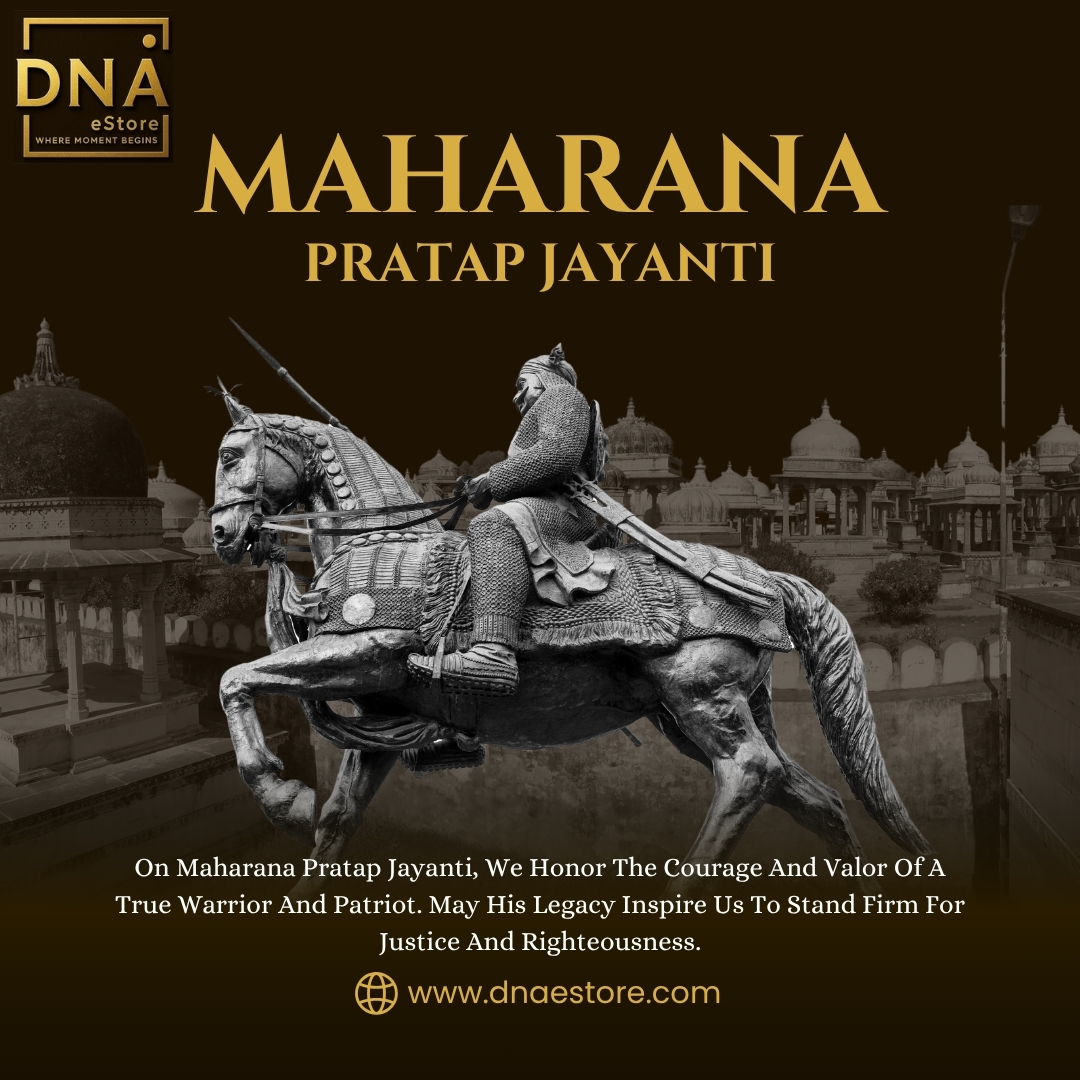 dna_estore's tweet photo. ⚔️ He never surrendered. Not once.

On this #MaharanaPratapJayanti 2026, we salute the greatest warrior king of India. 🦁🇮🇳

Jai Maharana Pratap! 🙏
— @dna_estore 

#JaiMaharanaPratap #VeerMaharanaPratap #RajputPride #IndianHeroes #MaharanaPratap https://t.co/2ir3BvDACL