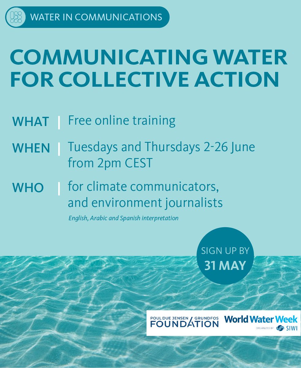 World Water Week tweet media