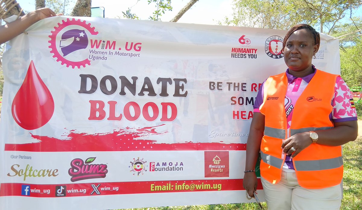 eugine_ug's tweet photo. During the Pearl of Africa Uganda Rally 2026 at Mwesigwa Resorts Kibega, @wim_ug in partnership with @UgandaRedCross, @PepsiUganda, @sumz_snacks @Mwesigwa_Resort @TranscendAfric, @softcareuganda @PamojaU2024 conducted a successful blood donation campaign.

 Very many voluntary blood donors, including wo(men) came forward to donate blood and set a wonderful example of humanity at today's #PearlOfAfricaRally2026 

Heartfelt thanks and gratitude to all the respected donors for their noble contribution. ❤️🩸

#VisitMwesigwaResort | #EquatorPosts