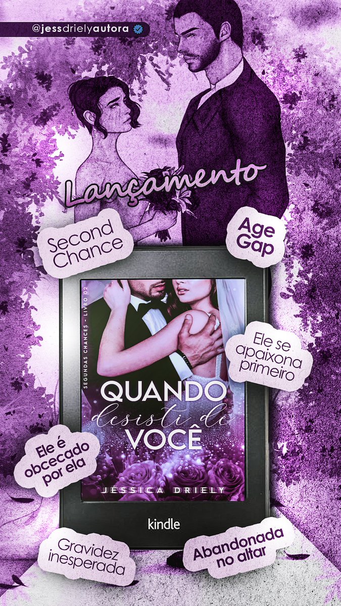 JessDriely's tweet photo. 🚨🔥ALERTA DE LANÇAMENTO🔥🚨

Quando Desisti de Você 

📖 LINK: https://t.co/gb1v1B1gzc https://t.co/vTHLMiFy6O