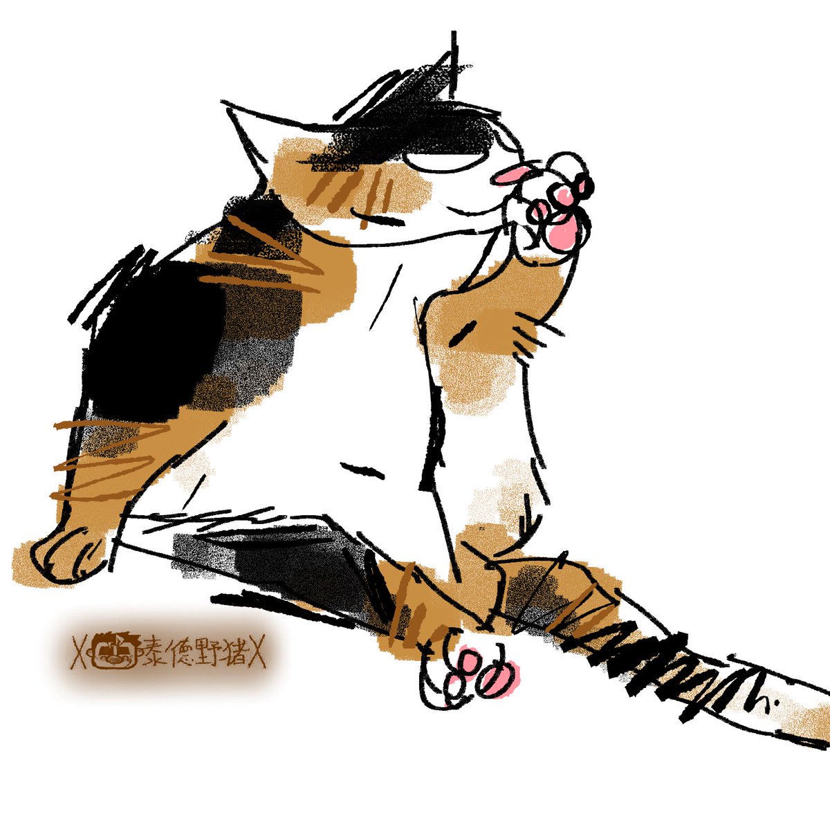 tedboar6's tweet photo. sketch 🐈🐈🦮🦮 https://t.co/WUaj2FUbuu