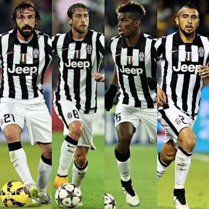 CuriosidadesEU's tweet photo. Meio-campo da Juventus em 2015. https://t.co/x1hTgU3U55