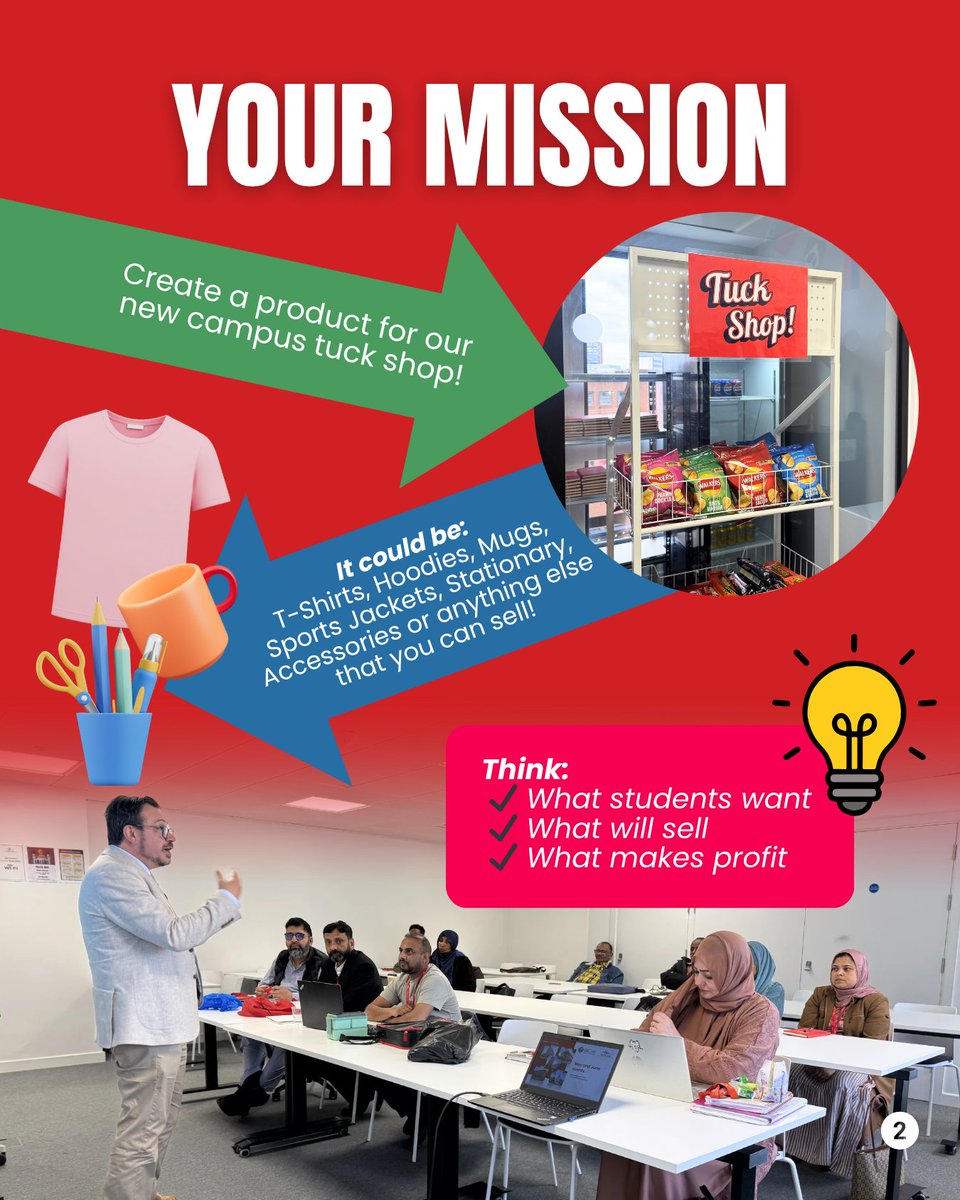ScholarsSystem's tweet photo. Got a business idea? Now’s your chance to turn it into something real. 💡

Introducing the Scholars School System Shark Tank 2026 — an opportunity for our Business students and alumni to create, pitch and sell a product on campus.

From hoodies and mugs to stationery, sportswear or something completely original, the challenge is simple:
✔ Spot a demand
✔ Design your product
✔ Cost it
✔ Price it
✔ Pitch it to our Shark Tank judges in June

Winning products will be sold in our campus tuck shops, with profits going towards charity and growing the student business initiative. 👏

Speak to your Business lecturers for more details and start building your idea. 🚀
.
.
.
.
#ScholarsSchoolSystem #EducationForAll #LeedsTrinity #LeedsTrinityUniversity #OfficeForStudents #WideningParticipation #MatureStudent #HigherEducationMatters #SharkTank #TuckShop #Entrepreneurs #BusinessIdea
