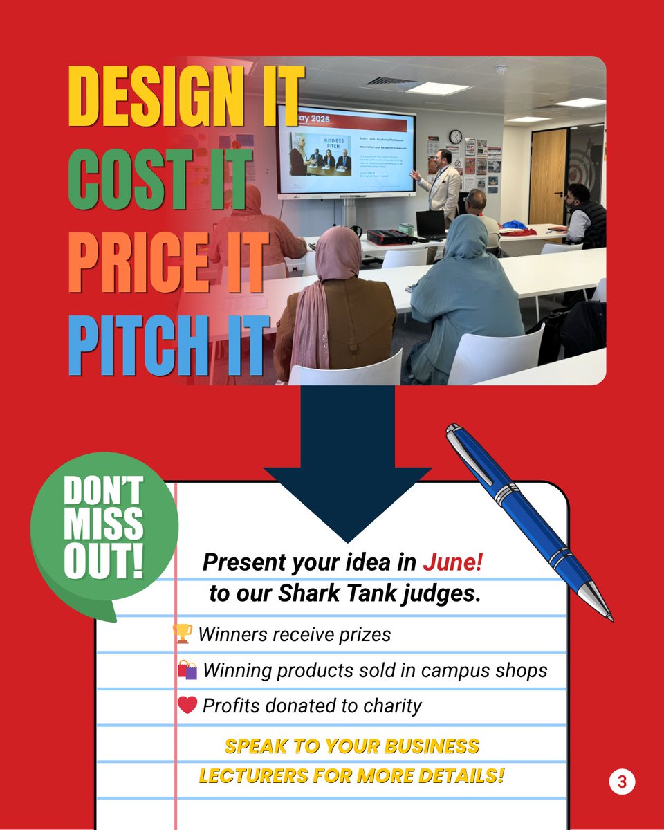 ScholarsSystem's tweet photo. Got a business idea? Now’s your chance to turn it into something real. 💡

Introducing the Scholars School System Shark Tank 2026 — an opportunity for our Business students and alumni to create, pitch and sell a product on campus.

From hoodies and mugs to stationery, sportswear or something completely original, the challenge is simple:
✔ Spot a demand
✔ Design your product
✔ Cost it
✔ Price it
✔ Pitch it to our Shark Tank judges in June

Winning products will be sold in our campus tuck shops, with profits going towards charity and growing the student business initiative. 👏

Speak to your Business lecturers for more details and start building your idea. 🚀
.
.
.
.
#ScholarsSchoolSystem #EducationForAll #LeedsTrinity #LeedsTrinityUniversity #OfficeForStudents #WideningParticipation #MatureStudent #HigherEducationMatters #SharkTank #TuckShop #Entrepreneurs #BusinessIdea
