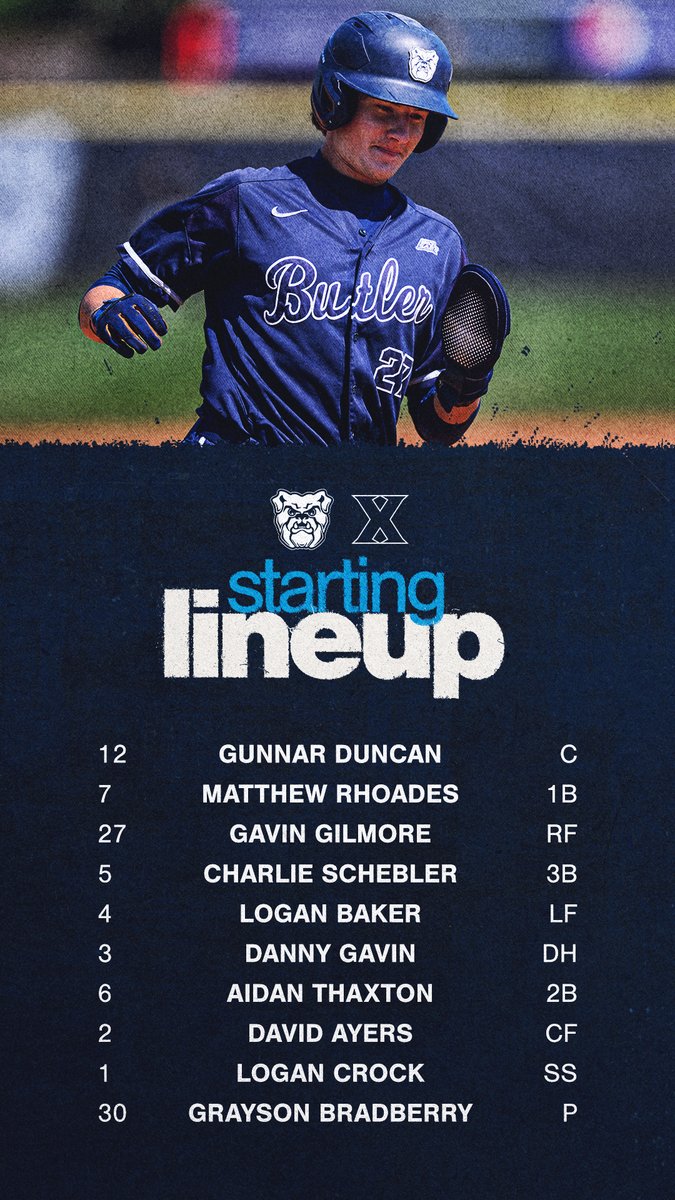 ButlerUBaseball's tweet photo. Final home series starts now. https://t.co/q1Vu4rccm7