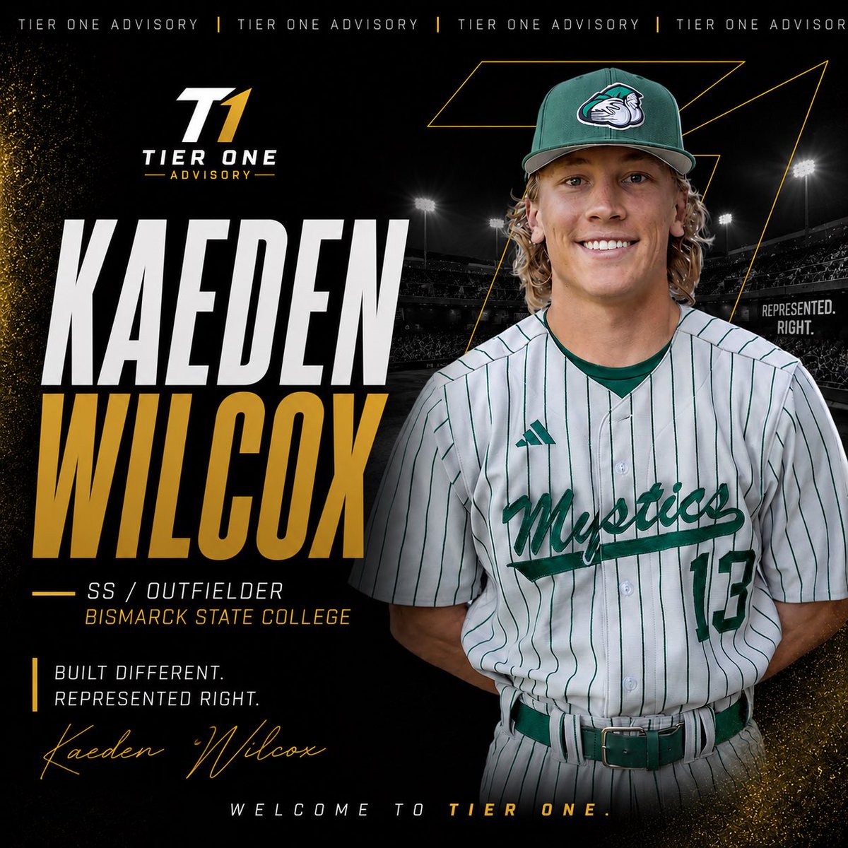 AdamStensonACS's tweet photo. Kaeden Wilcox
@KaedenWilcox 
R/R
SS/OF
Kaeden is a athletic SS/OF 
Currently: Bismarck State College (NAIA)
The All Conference performer batted .333 with 14 home runs, 46 RBI. Kaeden Led BSC in HRs, RBI, and stolen bases. https://t.co/2rdF6t7TY6
