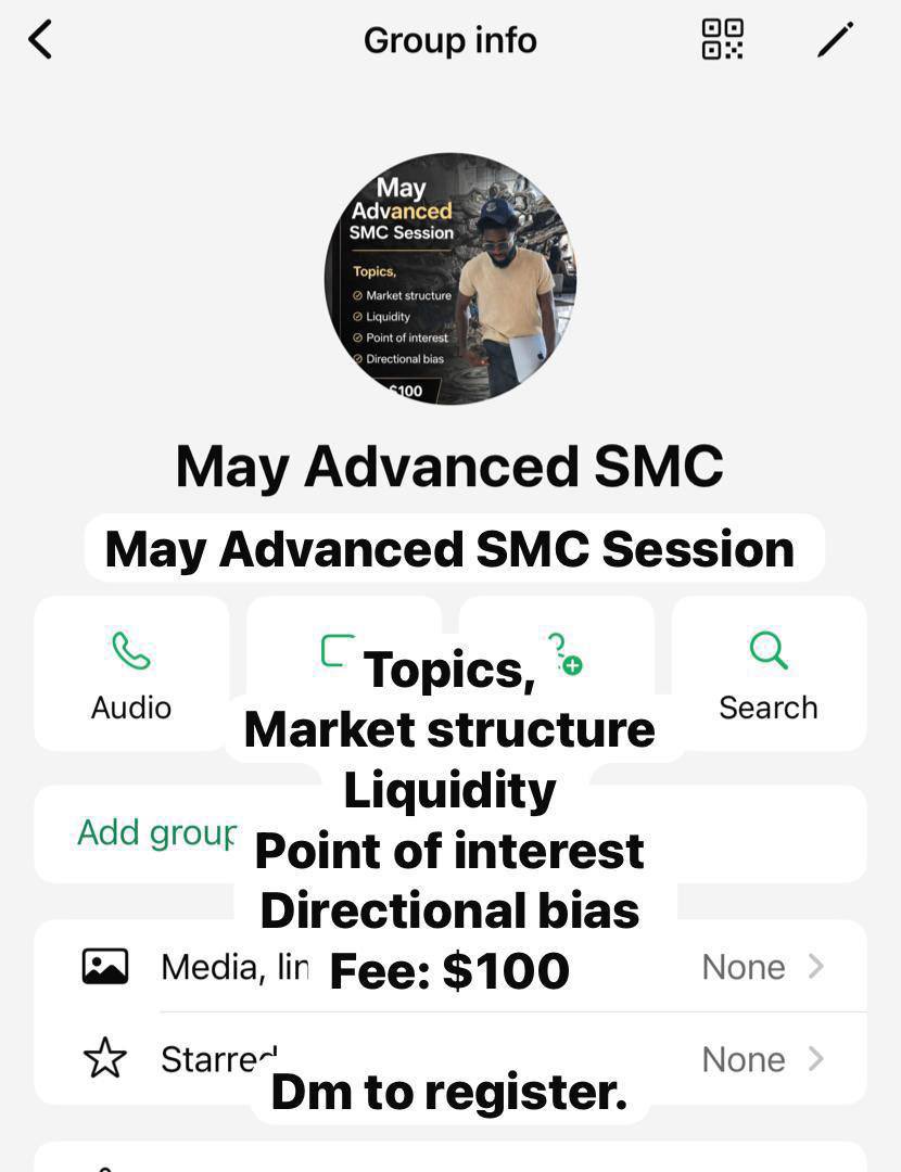 He said : “May God Bless you for what you did for me in January. This year has been my most profitable year.”

We hit 2k viewers .

May mentorship registration is coming on soon. Tune in to learn.
Dm if interested.
