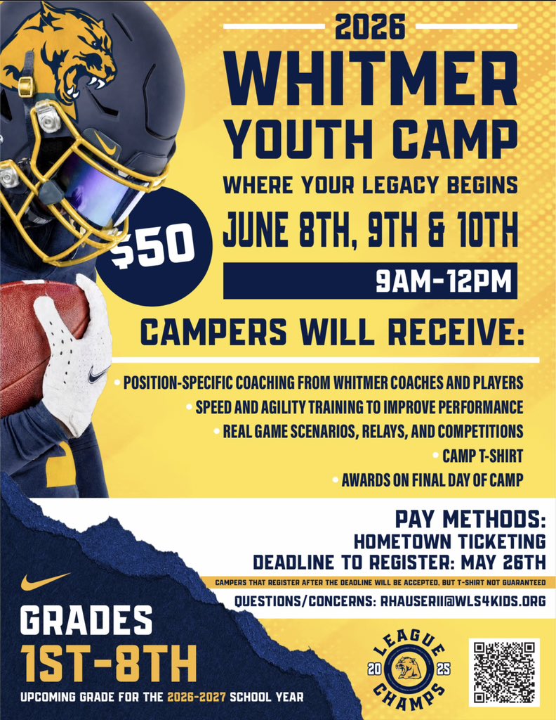 Toledo Whitmer Football tweet media