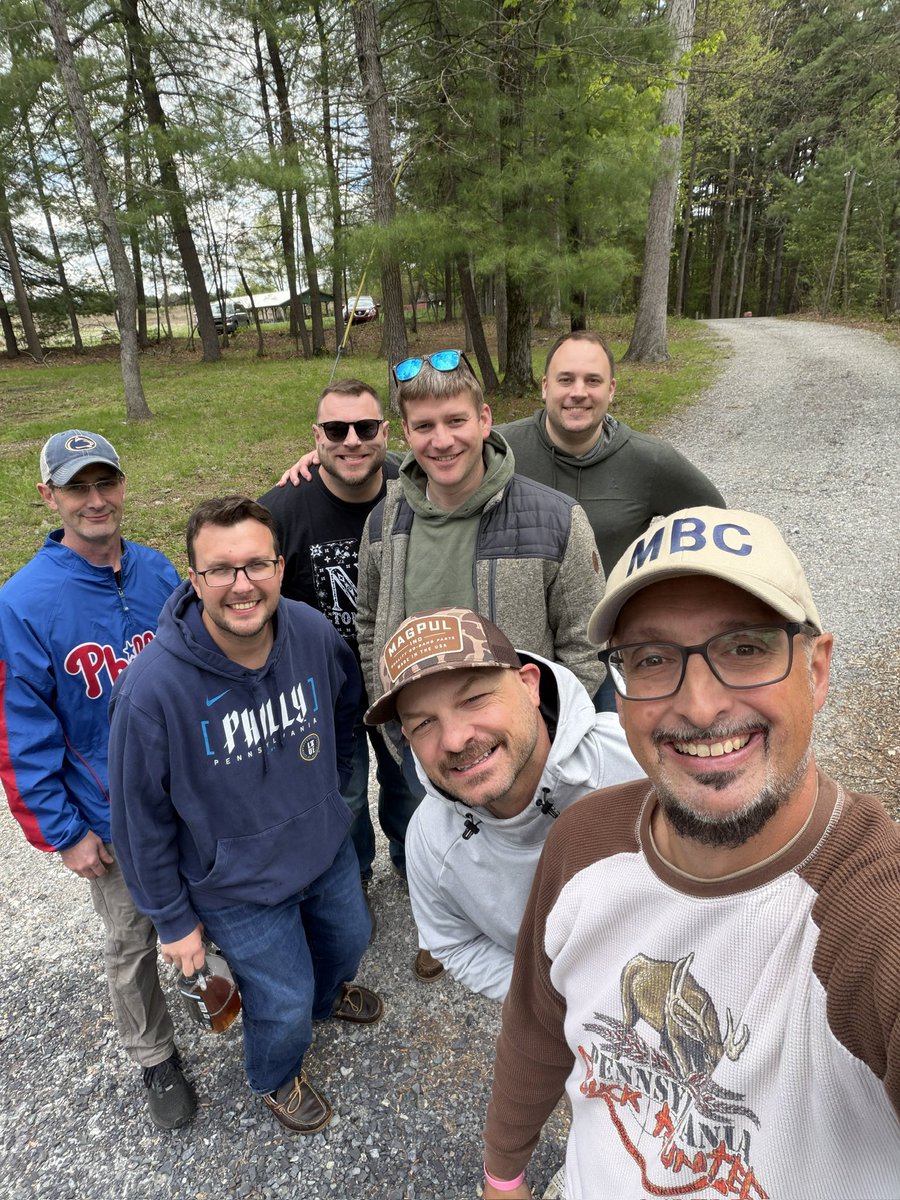 BrickerRoom's tweet photo. Men’s Retreat was a bit chilly, but still filled with great convos and lighter moments at the camp in the woods….. https://t.co/DjChTvmlIQ