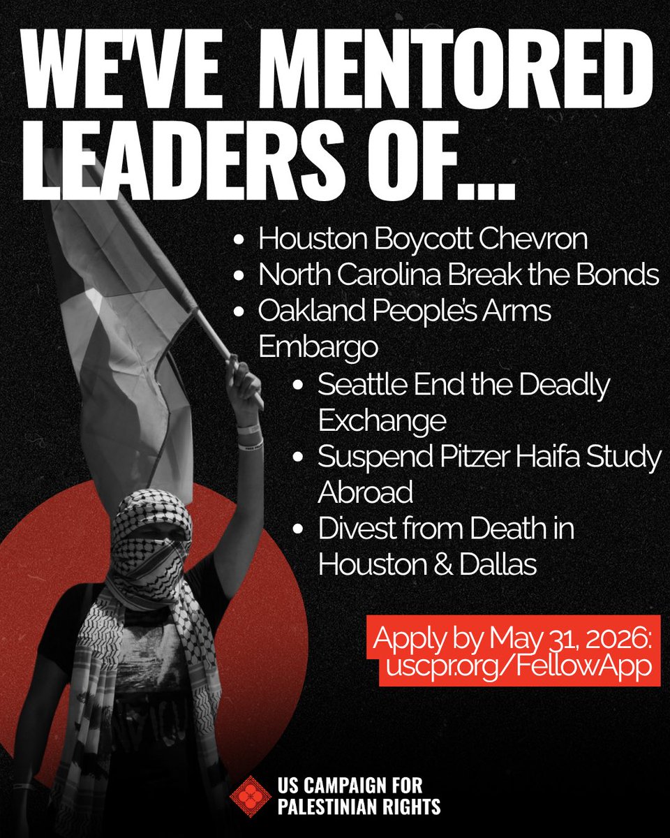 USCPR #StopArmingIsrael tweet media