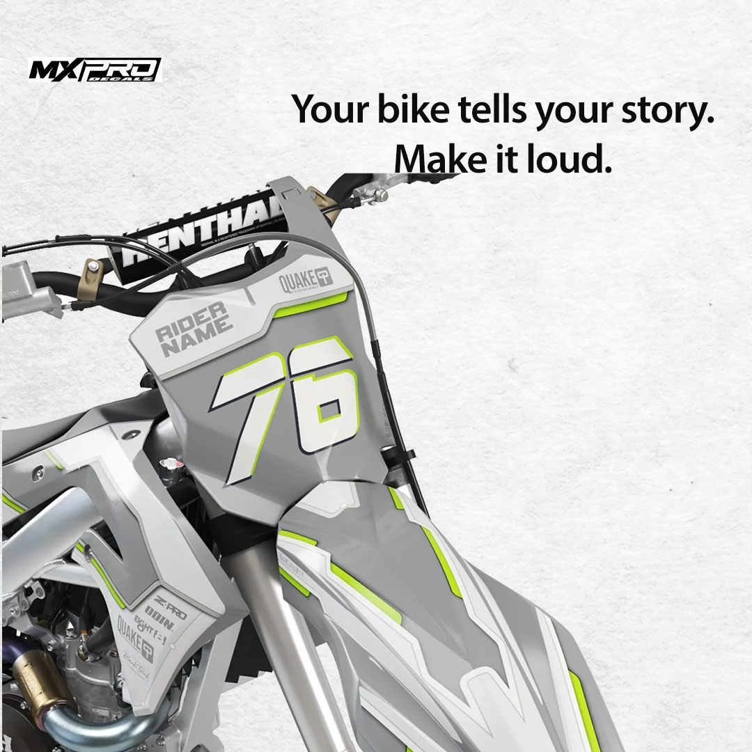 MXPRODECAL's tweet photo. Your ride. Your identity. Your rules.🏍️

⚡Upgrade your number style decal — high-quality, durable graphic kits built for extreme riding and designed to turn heads on every trail.

⚡Customize your bike today - https://t.co/kXyScxuhNb

#Mxprodecals #Customdirtgraphics #Decals https://t.co/byqHC9NmJV