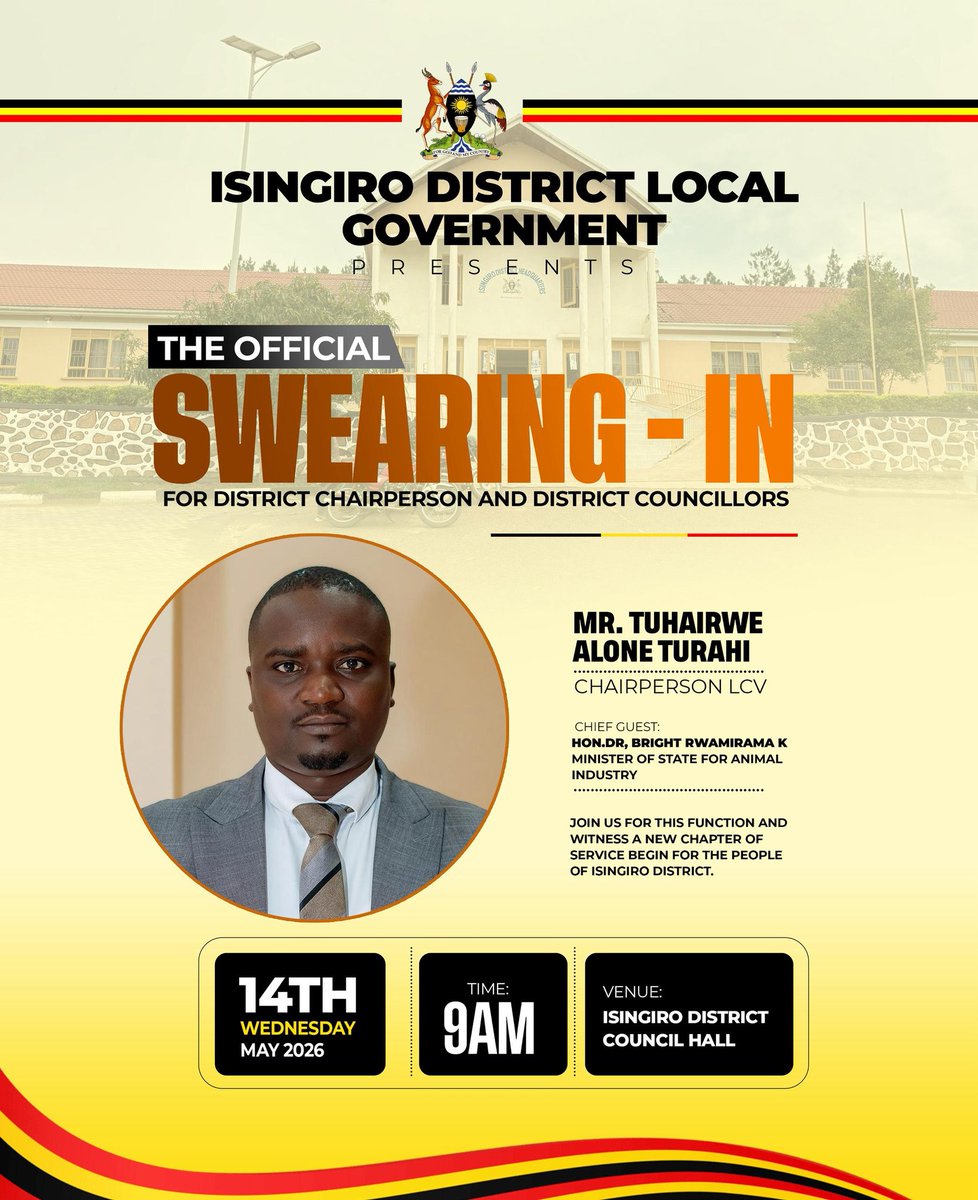 Chairman Alone Turahi. Isingiro District tweet media