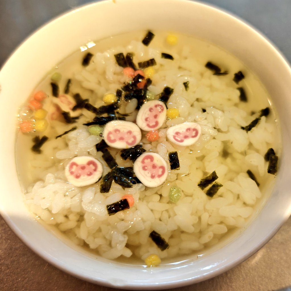今日の晩御飯プリキュアのおちゃづけ