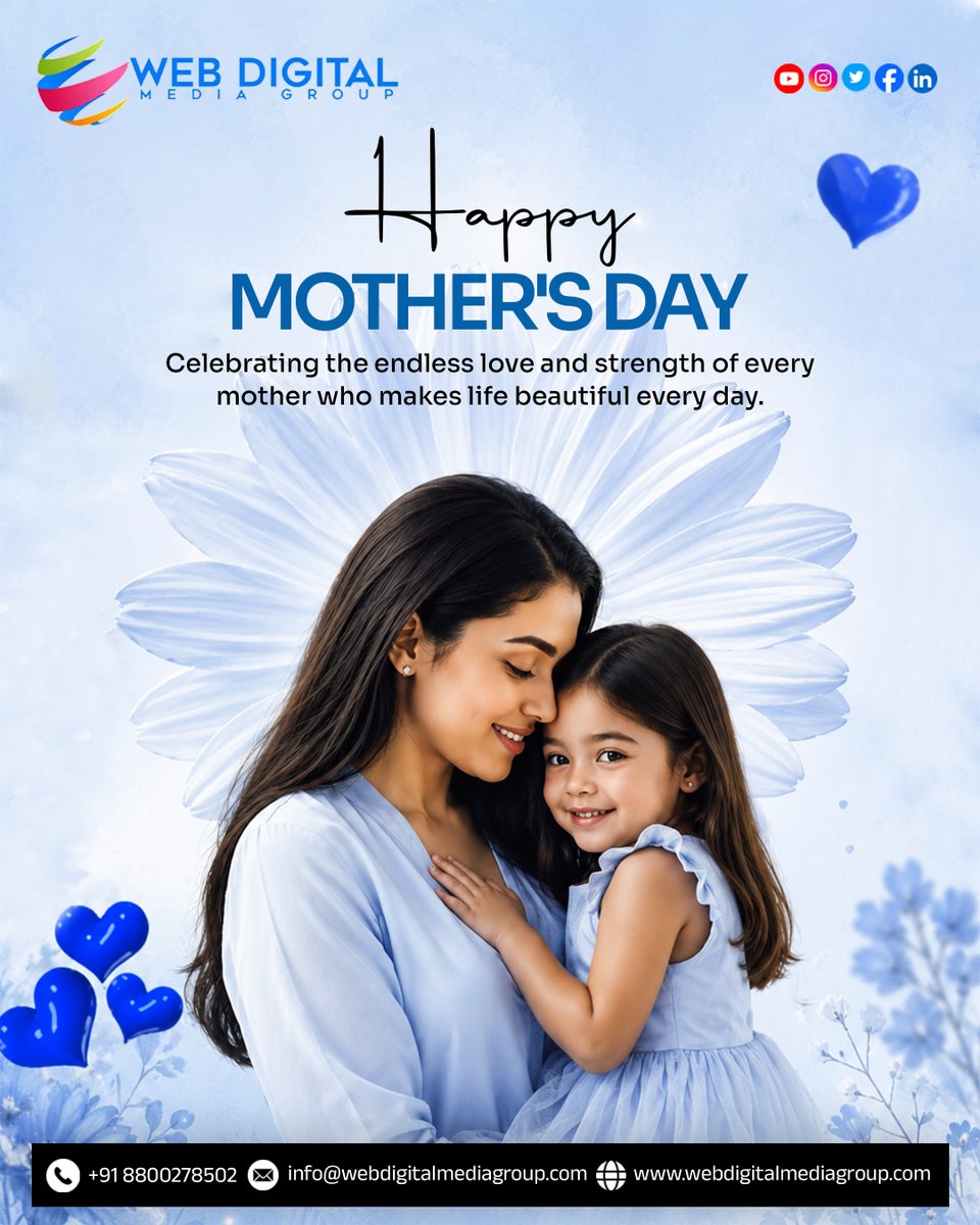 digitalwebgroup's tweet photo. Celebrating the endless love, care, and strength of every mother who makes life brighter every day. Wishing all moms happiness, love, and beautiful memories with their families today and always.

🌐 https://t.co/qKGo5NiWIO

@digitalwebgroup #HappyMothersDay #MothersDay #MomLove https://t.co/BClScFu102