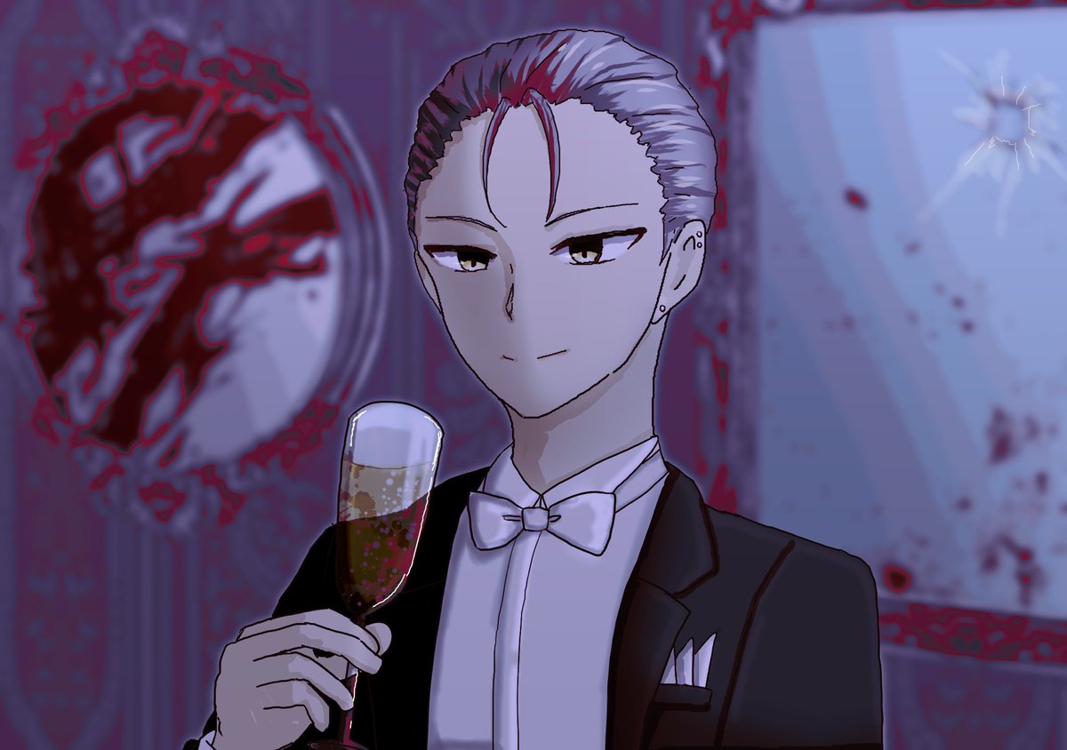 寄稿させていただいたイラストがこちらになります🥂