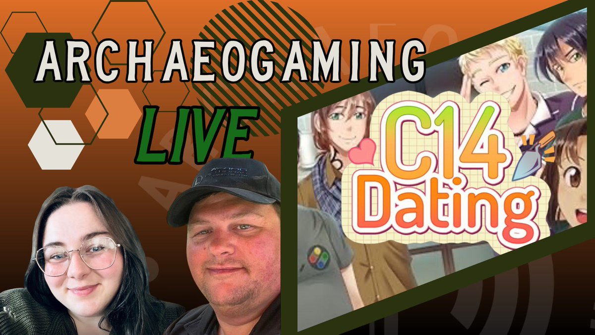 ArchPodNet's tweet photo. Only two more days to go until our next live event! 

Have you heard of the game “Carbon 14 dating”? Do you want to see a live play-through from two archaeologists? https://t.co/ENR4Glp2NL