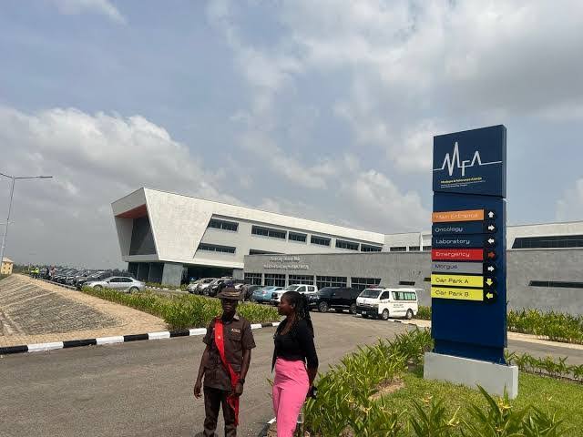Billionaire Folorunsho Alakija gave this beautiful and magnificent hospital to Osun state.