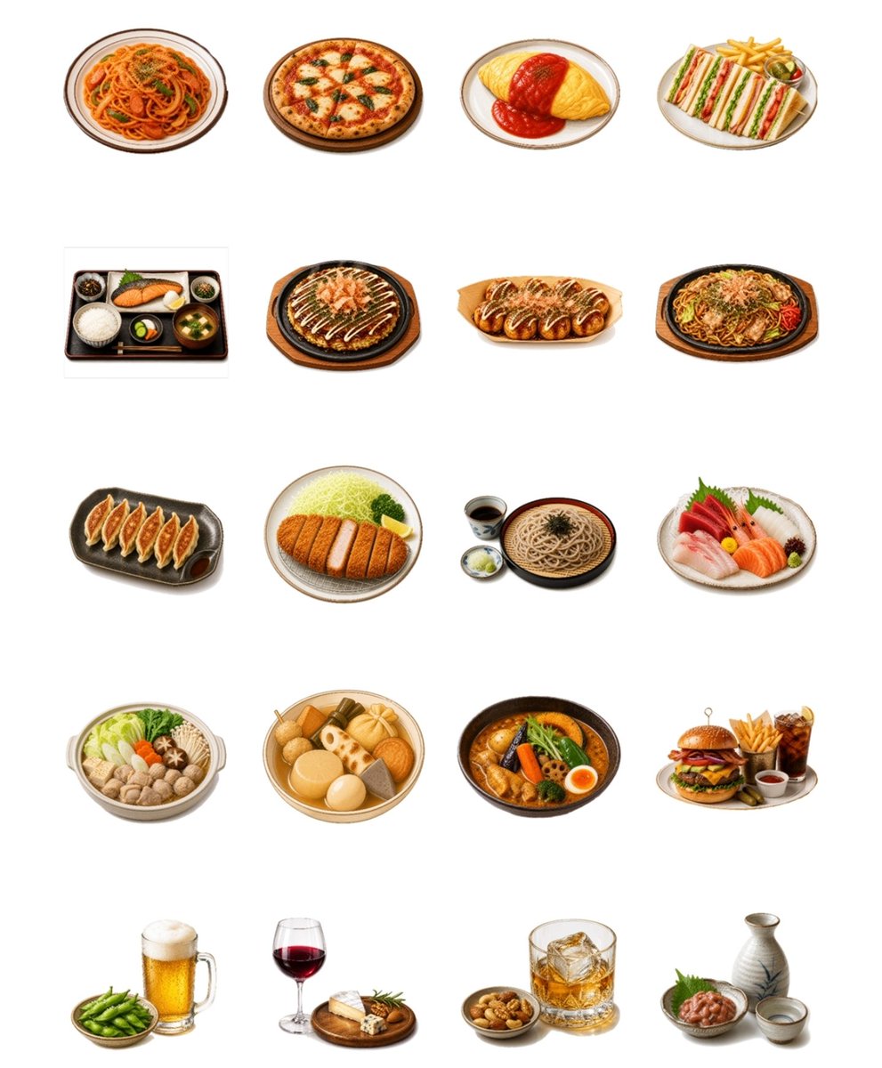 CHIII111___'s tweet photo. おなかがすいたときー
外食して帰りたいときー
に送るグルメスタンプ😋🍴
アレンジ機能で勝手な定食も作れます😊
あー焼肉たべたい！！
[グルメスタンプ（王道編）]
https://t.co/QsfwY8gd9q https://t.co/281tGJ3WFH
