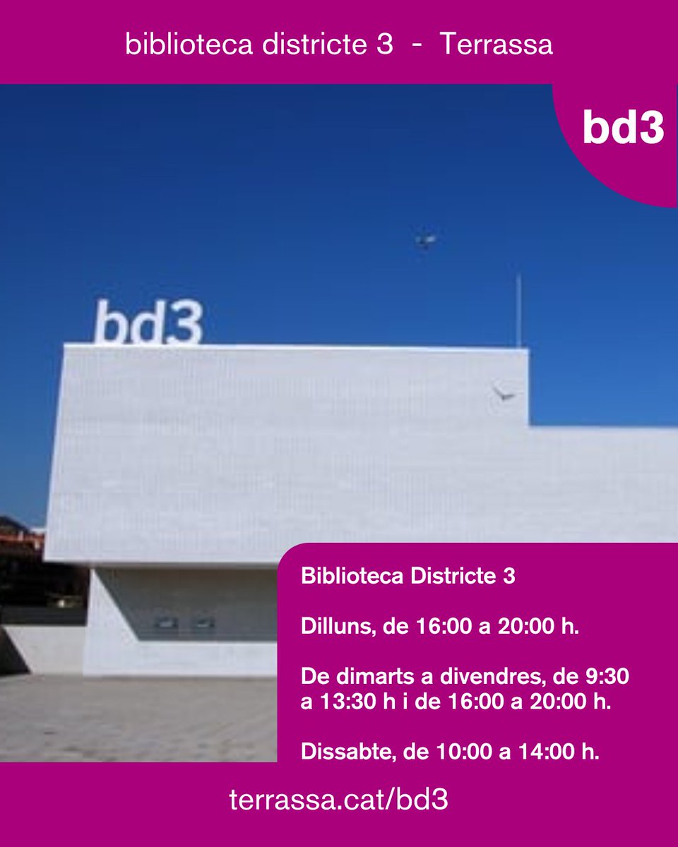 bctxarxa's tweet photo. Dimecres, 27 de maig:

18 h. Hora del Conte: Nyam, nyam, contes que alimenten, a la Biblioteca districte 3 (Carrer Germà Joaquim, 66). A càrrec de Li Morennita. Aquest mes de maig tindrà lloc la XXVI edició de la Campanya del Mes Mundial del Comerç Just.

Més informació, a la BD3 https://t.co/8kWAHIHDL7