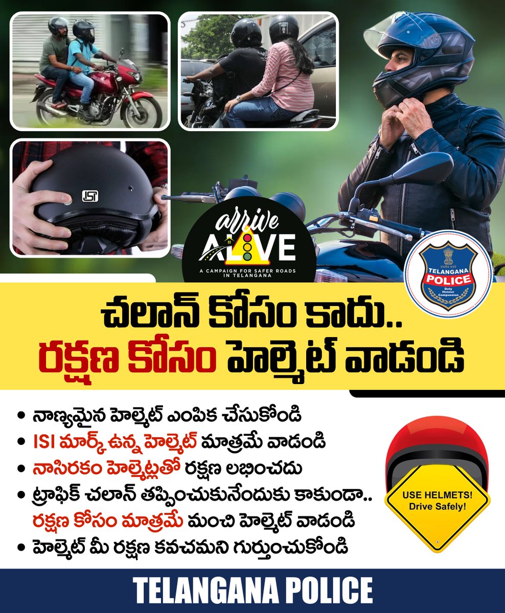 Telangana Police tweet media