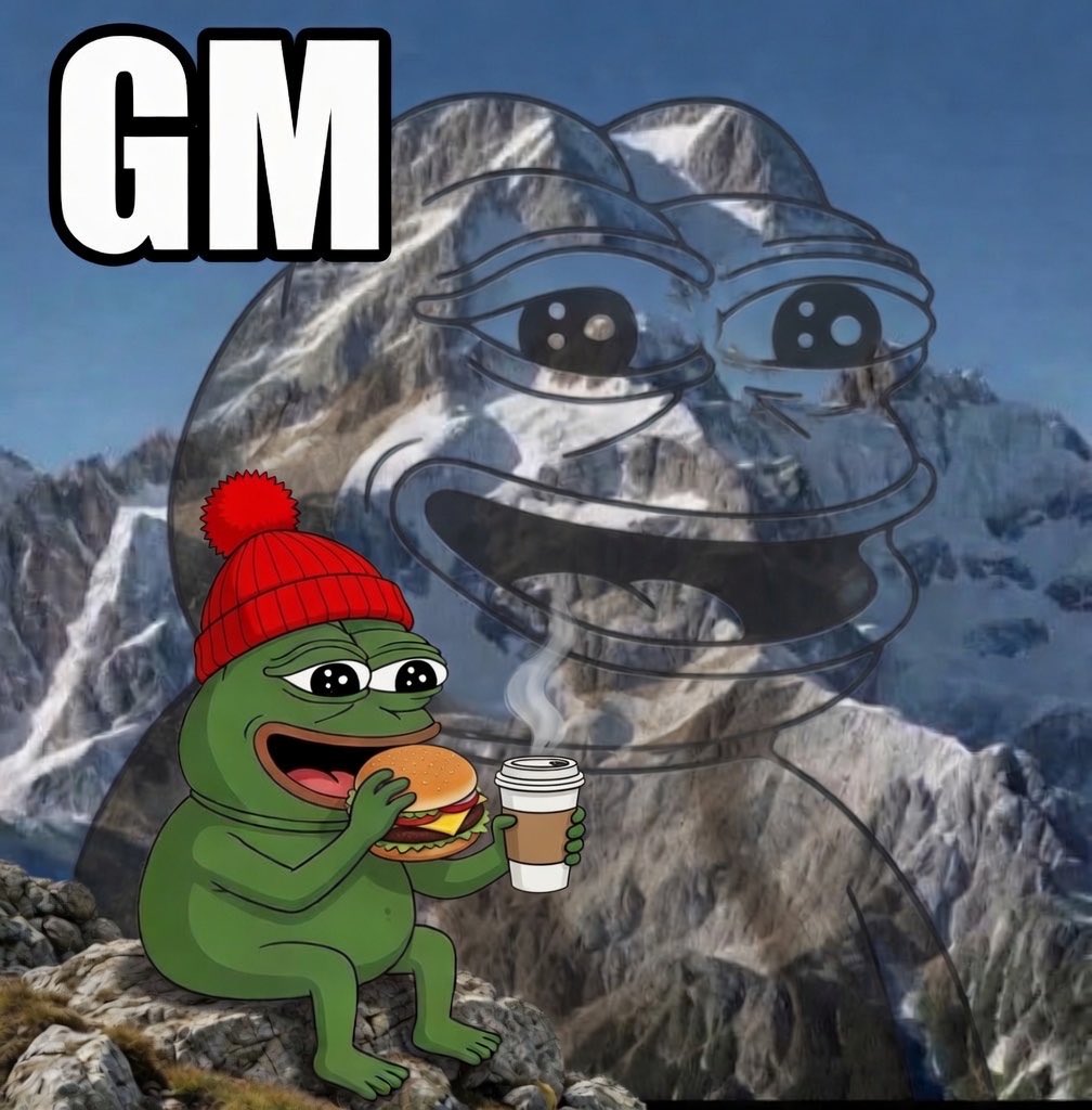 AlphadogETH's tweet photo. Frogs follow Frogs 🐸 GM https://t.co/AhUVLSAYgn