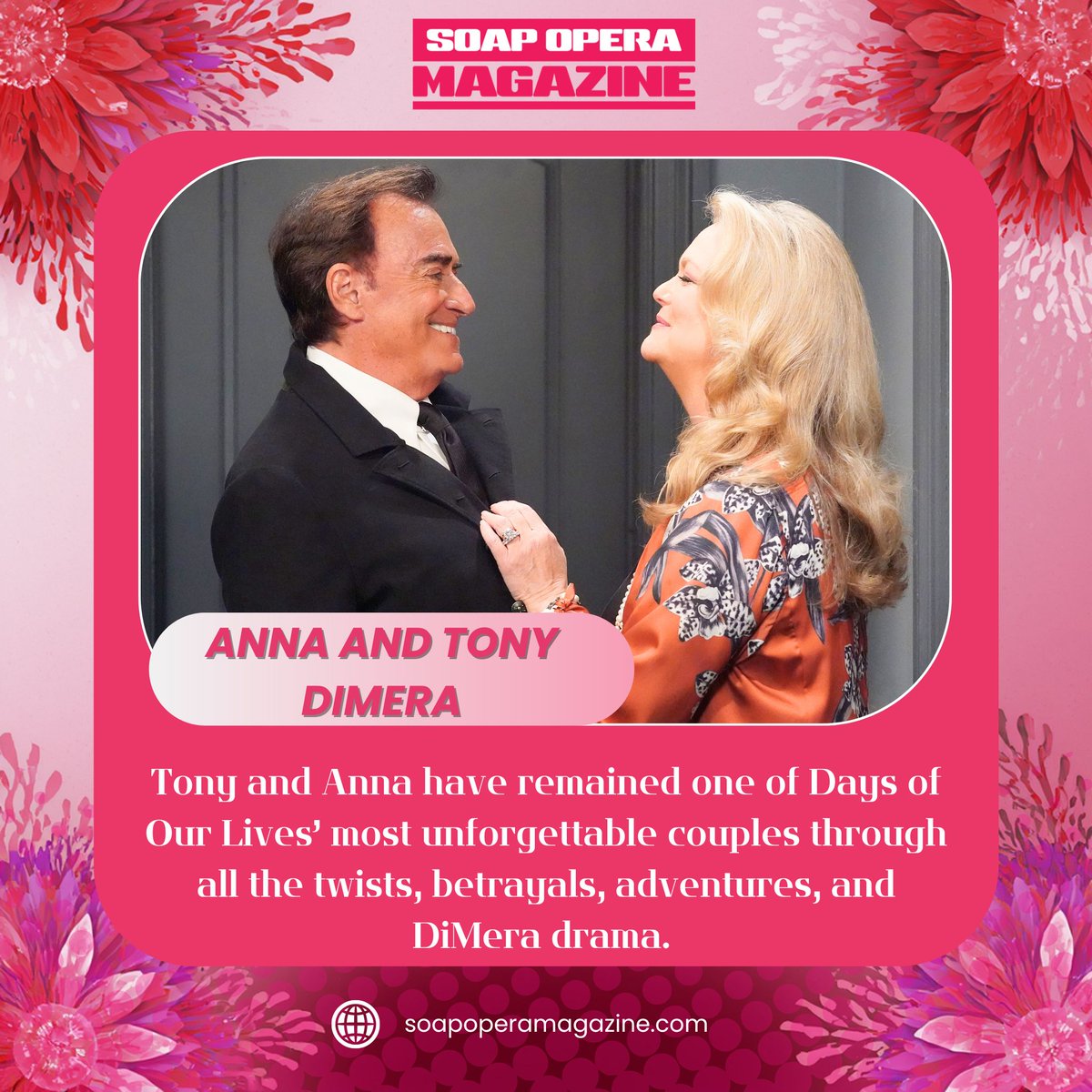 SoapOpera411's tweet photo. What do you love MOST about Tony and Anna on #DaysOfOurLives? 
#DOOL #Days https://t.co/FKRa9HSspt