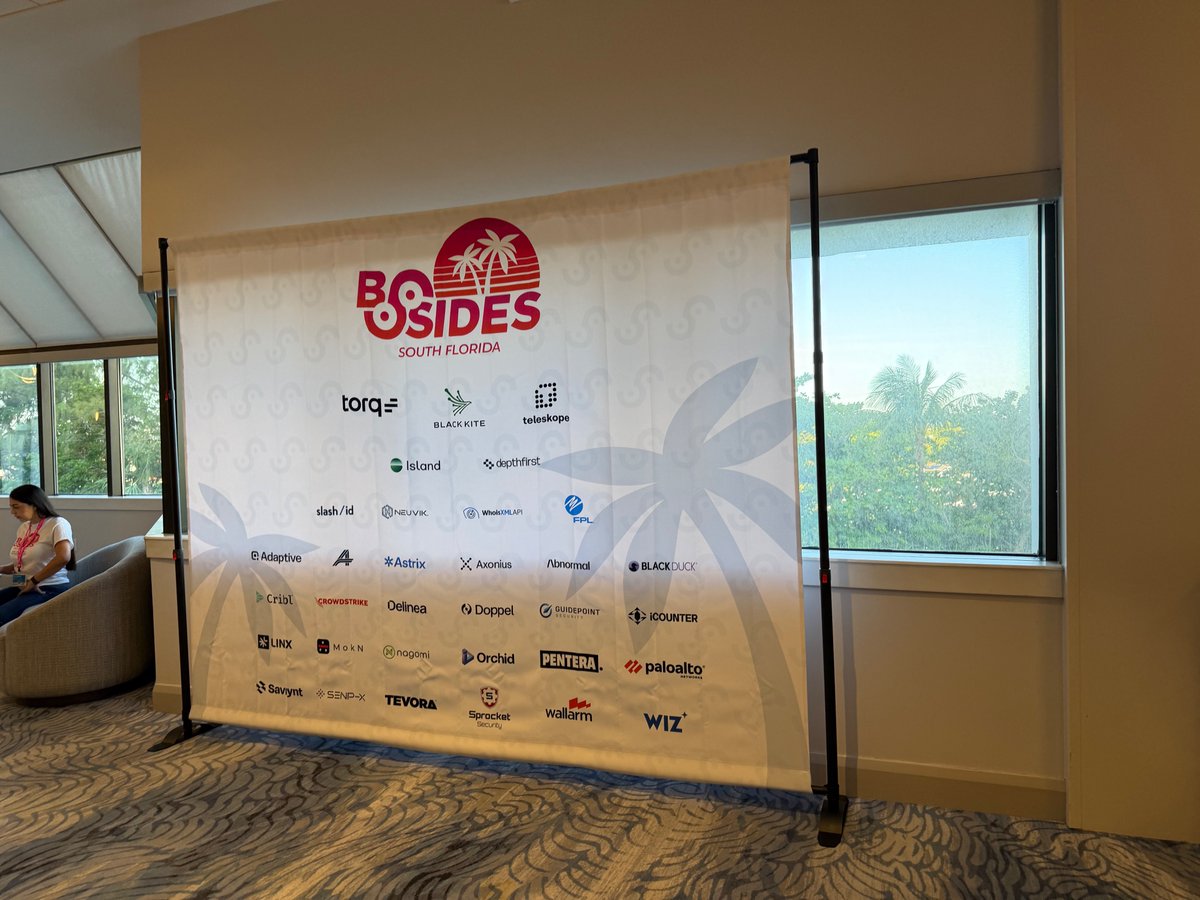 Neuvik's tweet photo. it’s time for Bsides South Florida https://t.co/9RrFj76oGP