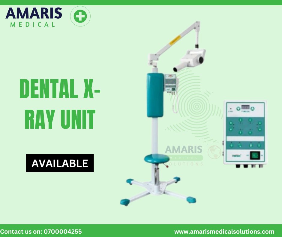 Amarismedtweets's tweet photo. Dental X-Ray Unit Applications

1) Intaoral radiography
2) Extraoral radiography
3) Cone beam computed tomography
4) Guiding dental procedures
5) Forencic dentistry

Call/WhatsApp us on 0700004255

#xraymachine #imagingandradiology https://t.co/iLa6jtF0Fx