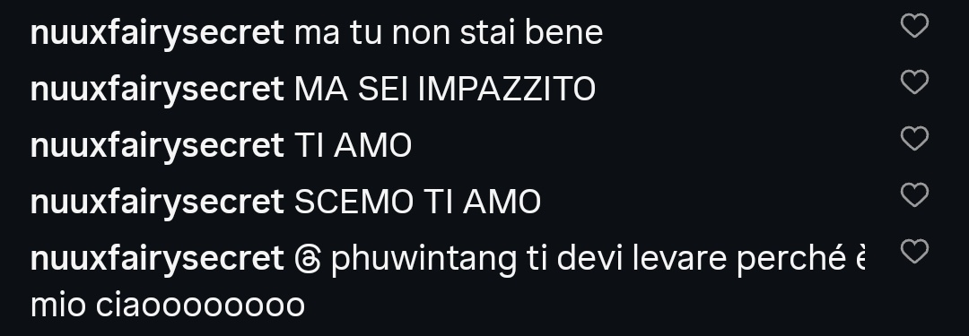 @ phuwintang AMO TI DEVI SERIAMENTE LEVARE POND È MIO CIAOOOOOOOO