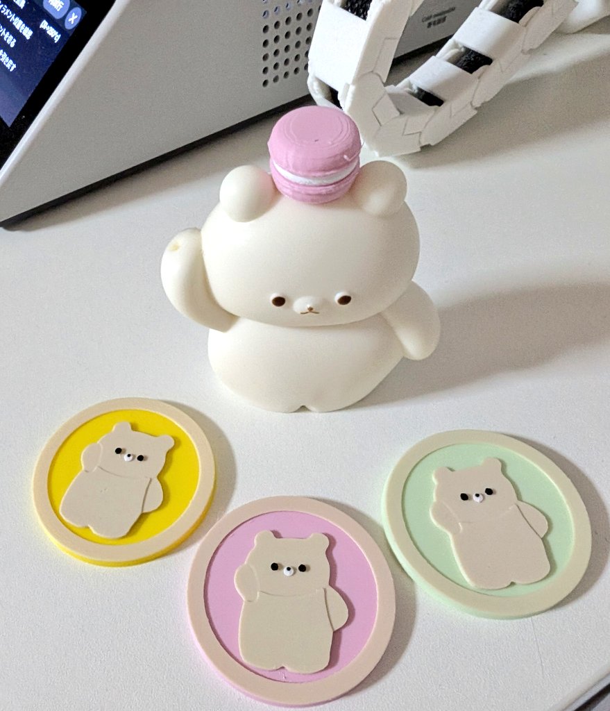 3色からお選びください🧸 #MakerChip