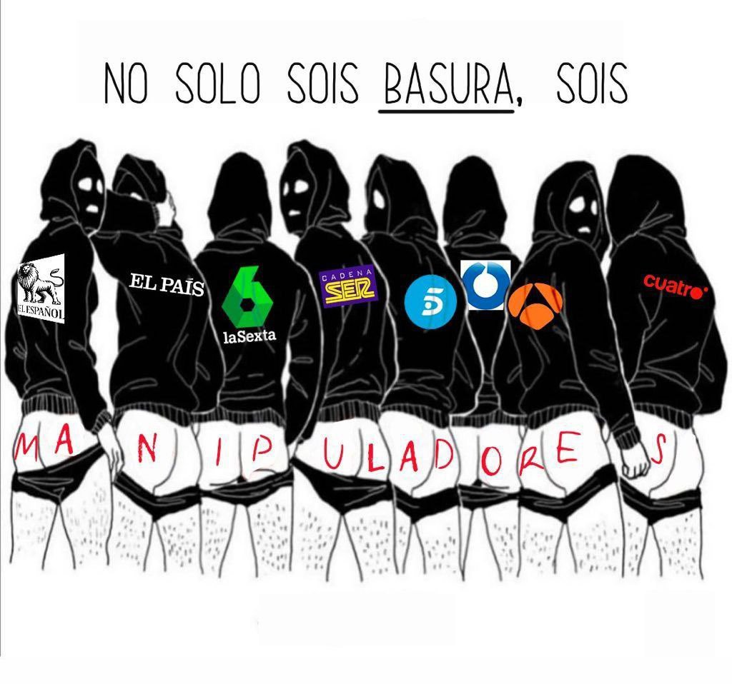 <a href="/TheObjective_es/">THE OBJECTIVE</a> El daño que estáis haciendo los medios de desinformación no está escrito

En la plandemia de kobid ya nos dejásteis familias divididas, peleas entre vacunados y no vacunados, decenas de miles de muertos en las residencias y hospitales. Sois capaces de volver a hacerlo
TERRORISTAS