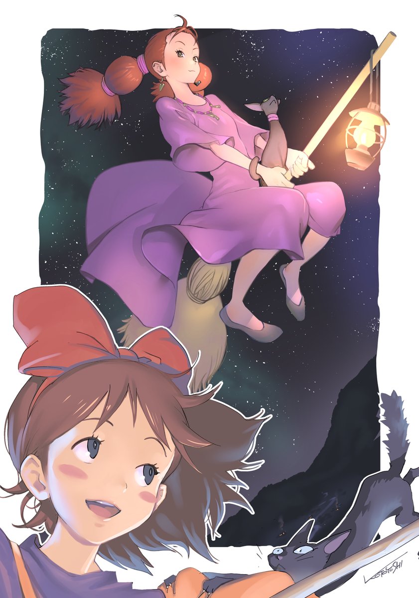 魔女の宅急便OAしてるようなので過去絵投下🧹 