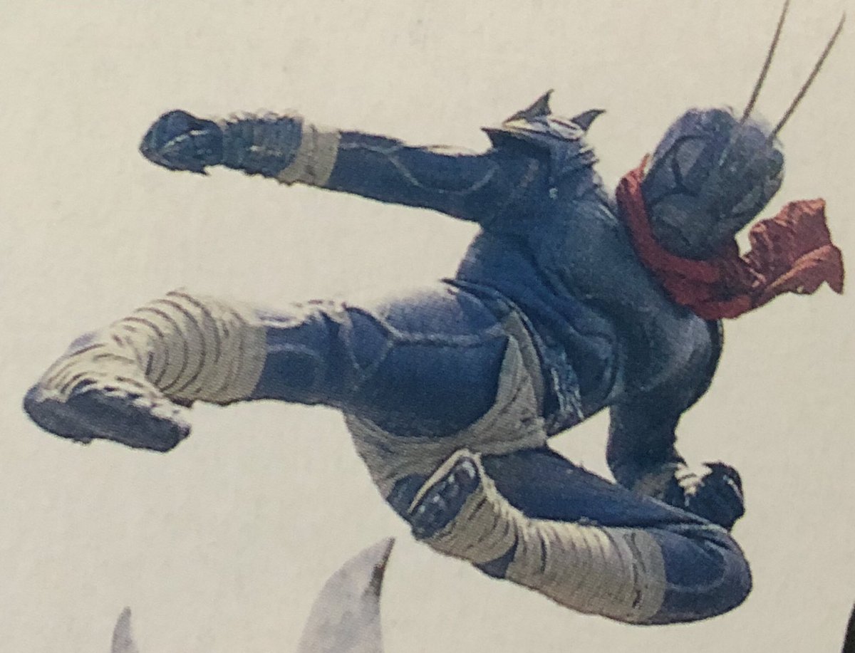MALTERNATIVE010's tweet photo. High ranking Gurongi man who wears the same type of loincloth as the Zu group, which is draped between the legs, from the front through the crotch and out the back, with no openings at the legs or sides. He's also a biker #グロンギ #褌 https://t.co/xafx4uNKir