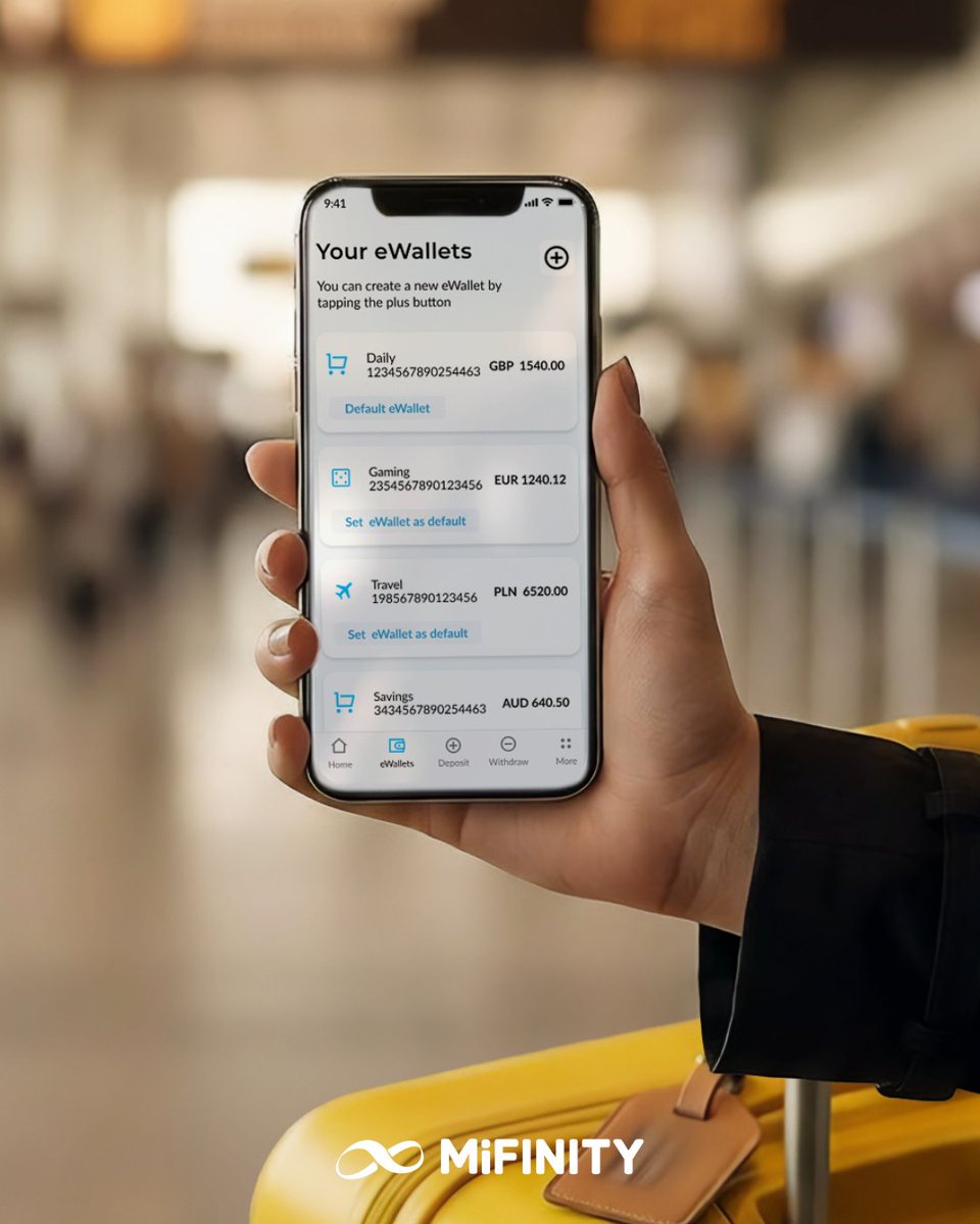 MiFiPayments's tweet photo. Different plans, different currencies 🌍 With MiFinity, you can hold and manage multiple currencies in one place, helping you stay organised whether you’re travelling, paying online, or planning ahead. Which currency do you use most?
#eWallets #MiFinity #Payments https://t.co/gRlKKiHDZM