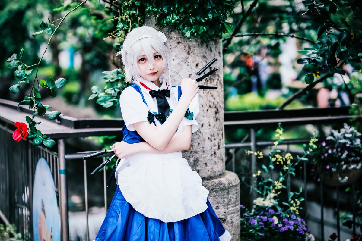 Miz_Rui's tweet photo. ⚠︎Cosplay

東方Project / 十六夜咲夜 ⚔️

📸Photo（ @kuroto_o1 ）
 #とちテレアニメフェスタ2026 https://t.co/iYIODeRbFh