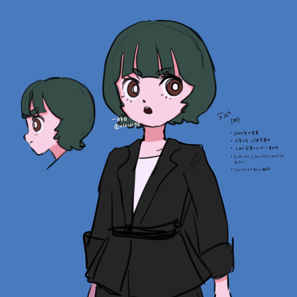 キャラデザ楽しい