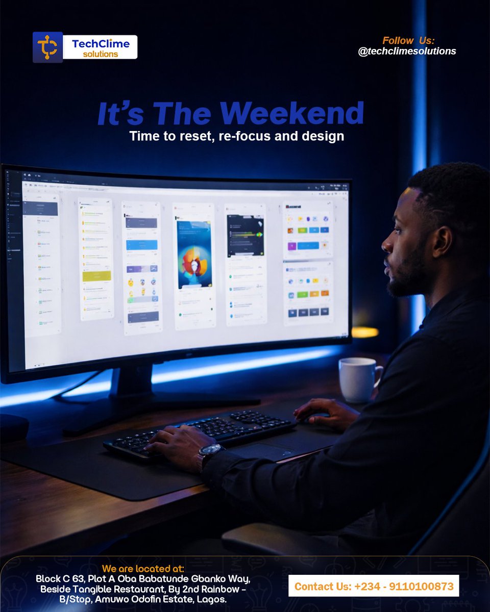 samy21_gfx's tweet photo. Weekend designs I created for Techclimesolutions over the past few weeks๐๐งก
#idesign ๐จ๐ฝโ๐จโจ #techskill #learning #creative https://t.co/dsD6YSrcOJ