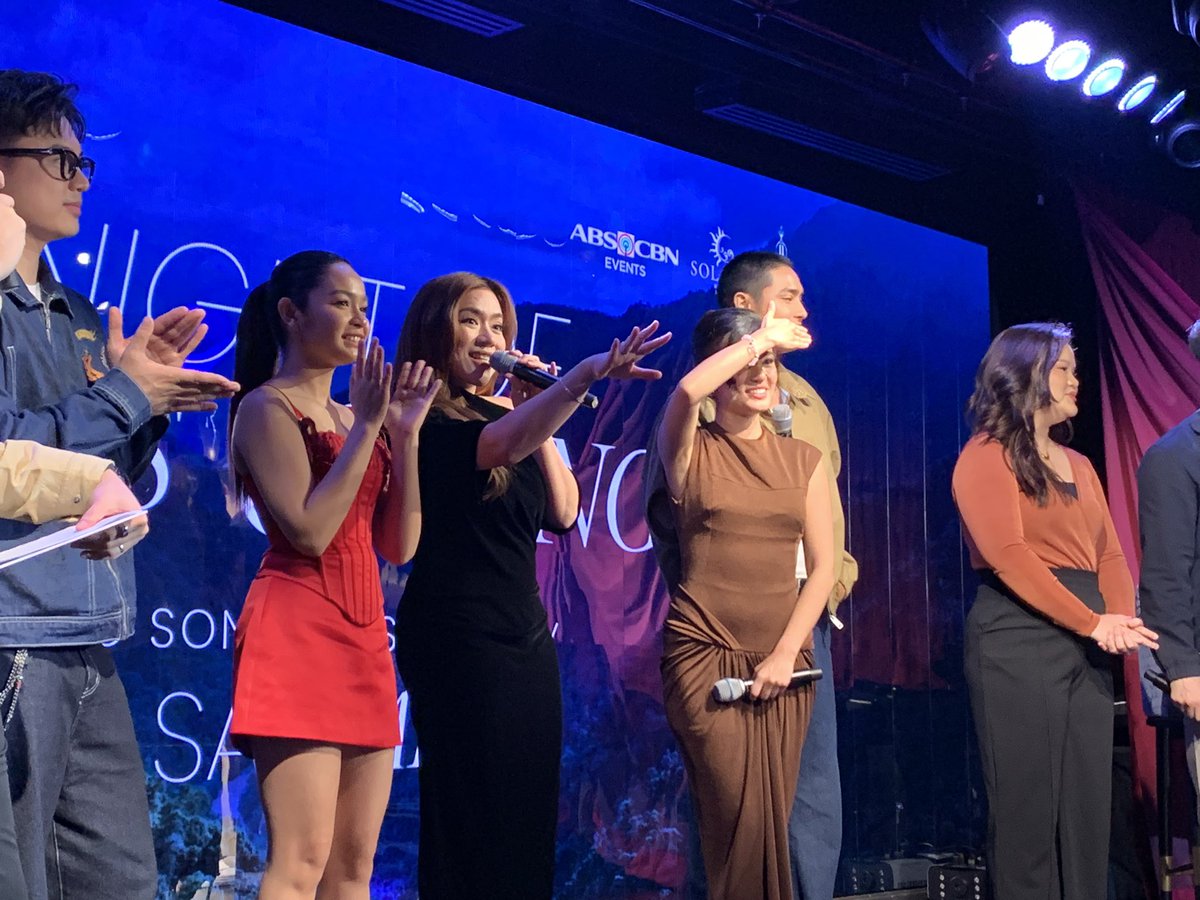 StarCinema's tweet photo. That’s a wrap! Thank you so much for supporting a night of stories and songs feating songs by ‘Tayo Sa Wakas’

#TayoSaWakas — a Cathy Garcia-Sampana film starring Donny Pangilinan and Belle Mariano.
Exclusively in cinemas May 27, 2026 https://t.co/EVjg0h1rQ1