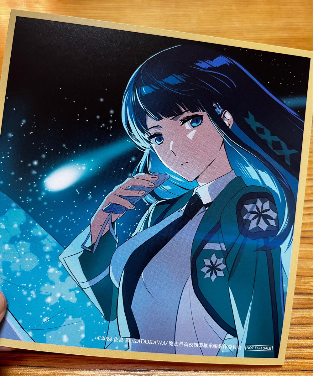記念すべき1回目は深雪ちゃん！ 真夜様も来てくれたよ〜🤗 #劇場版魔法科
