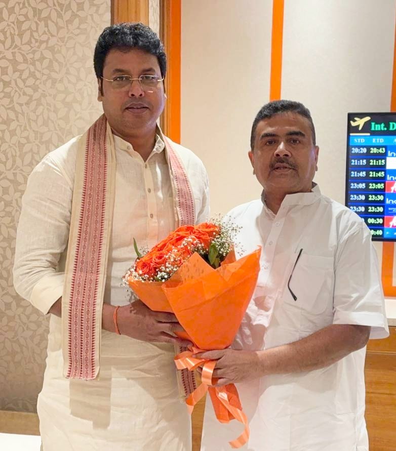 BjpBiplab's tweet photo. Heartiest congratulations and best wishes to Shri Suvendu Adhikari Ji on being unanimously elected as the Leader of the BJP Legislative Party in West Bengal.

Under the visionary guidance of Hon’ble Prime Minister Shri @narendramodi Ji and your dynamic leadership, I am confident that West Bengal will continue to advance on the path of development, good governance, and prosperity, setting new benchmarks of progress and public welfare. @SuvenduWB