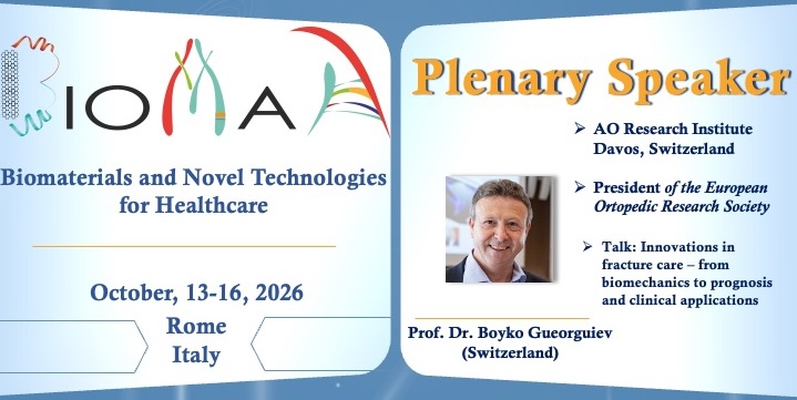 BioMaH1's tweet photo. We are honoured to present our Keynote speaker!
Prof. Dr. Prof. Boyko Gueorguiev (Switzerland)
AO Research Institute Davos (ARI) 
@CNRsocial_ 
@CNR_ISM https://t.co/hzsqUVXh9v