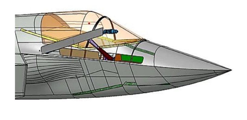 Amca Rear Fuselage Design Some leaks from the Indian AMCA blueprint with the refuelling probe ...