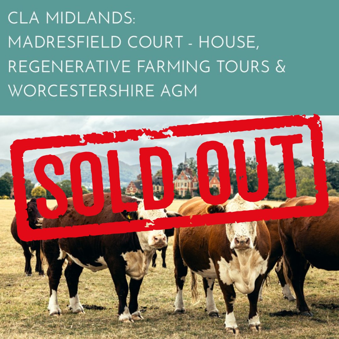 CLAMidlands's tweet photo. Our visit to Madresfield Estate &amp; Worcestershire AGM is now fully booked.✨ A waiting list will be available. https://t.co/zqBog9c7hJ